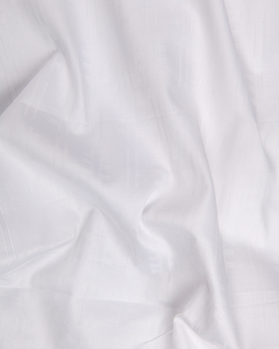 Jaquat White Sobar Banket Design Shirts for Men