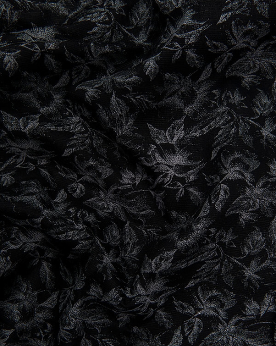 Slub Linen Black Print Shirts for Men