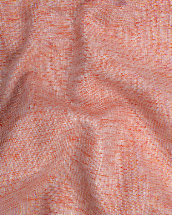 60 Lea Linen Light Orange Colour Shirts for Men