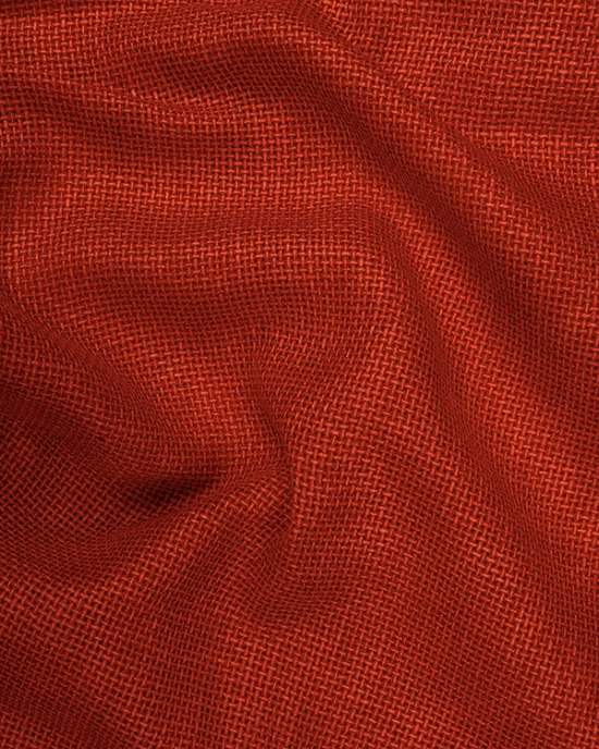 Matty Jute Linen Red Orange Colour Shirts for Men