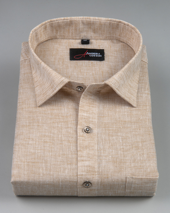 Linen Fone Colour Shirts for Men