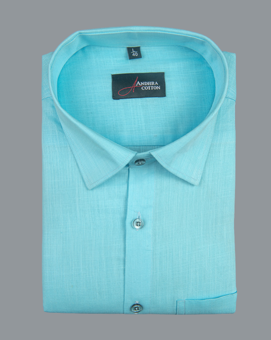 Bristol Linen Sky Blue Colour Shirts for Men