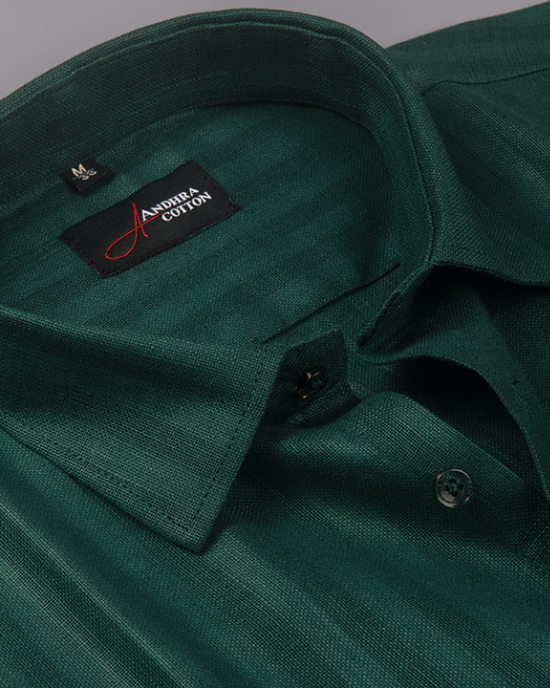 Linen lining Green Colour Shirts for Men
