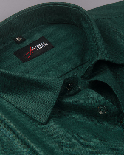 Linen lining Green Colour Shirts for Men