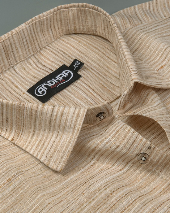 Swadeshi Khadi Fone Colour Shirts for Men
