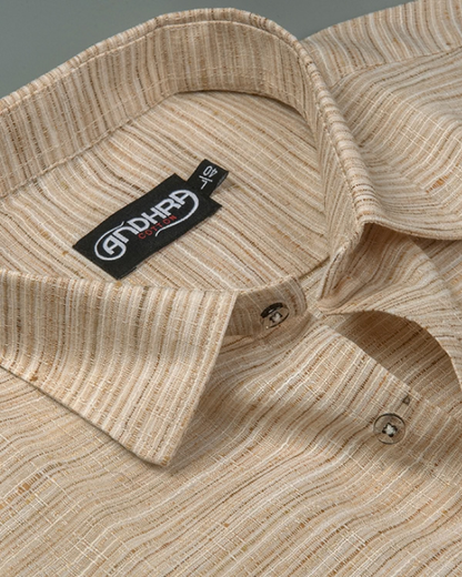 Swadeshi Khadi Fone Colour Shirts for Men