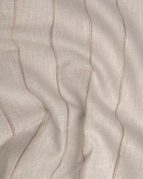 Kalas Linen Fone with Golden Lining Shirt for Men