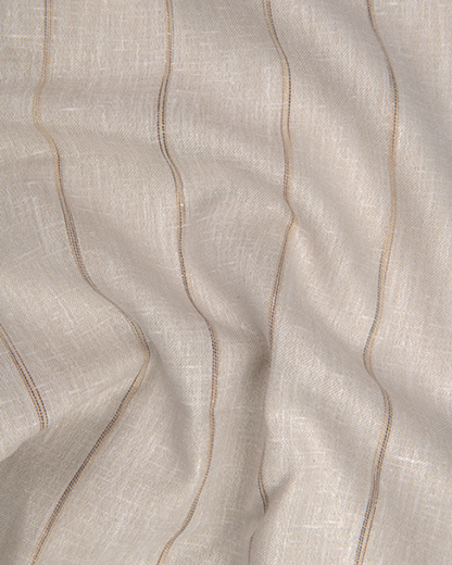 Kalas Linen Fone with Golden Lining Shirt for Men