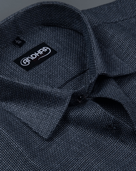Matty Jute Linen Still Gray Colour Shirts for Men