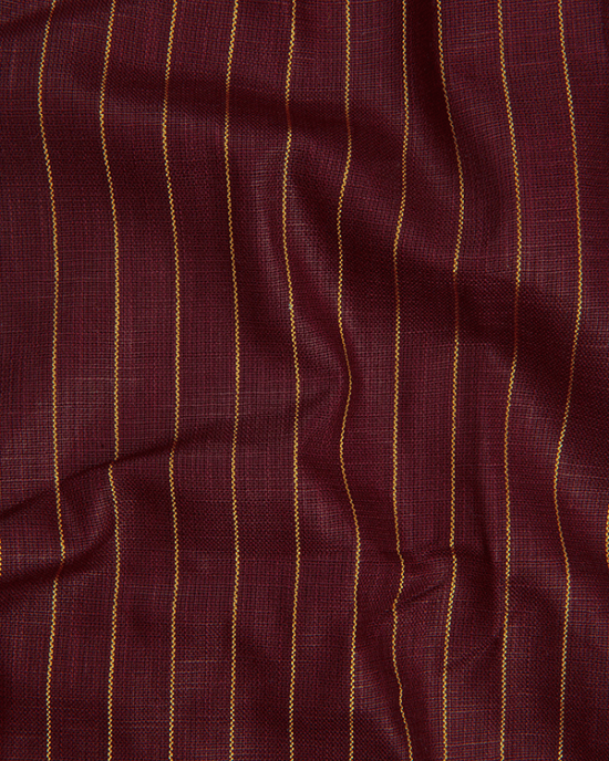 Cotton Marrun with Golden Lining Shirts for Men