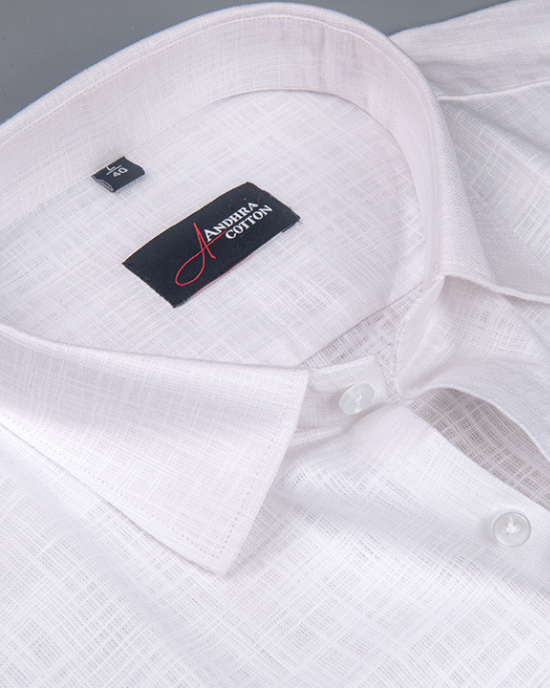 Germany Linen Prime White Shirts for Men