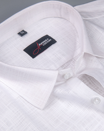 Germany Linen Prime White Shirts for Men
