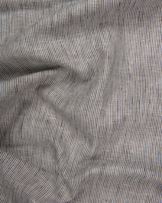 Bayview Linen Dark Gray Colour Shirts for Men