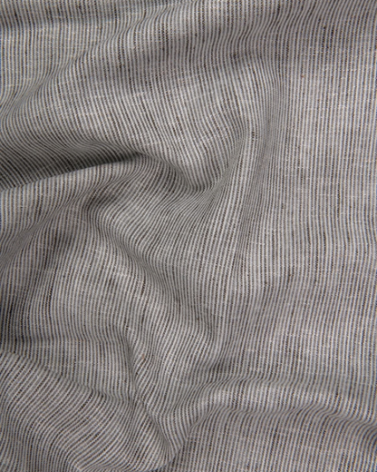 Bayview Linen Dark Gray Colour Shirts for Men