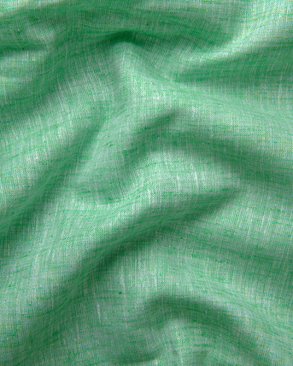Linen Rama Green Colour Shirts for Men