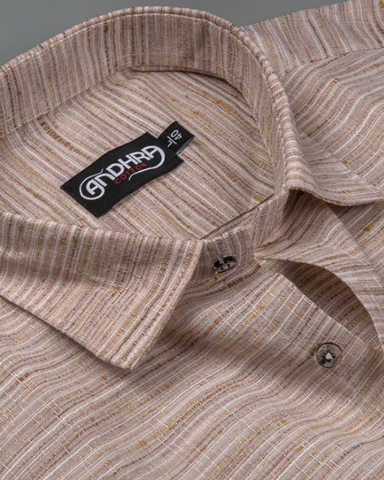 Swadeshi Khadi Light Marrun Colour Shirts for Men