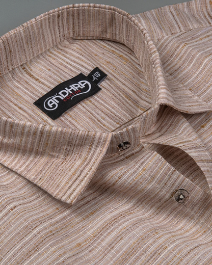 Swadeshi Khadi Light Marrun Colour Shirts for Men