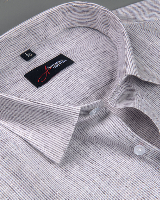 Bayview Linen Light Velvet Colour Shirts For Men