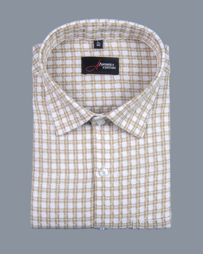 Cotton Checks Fone Colour Shirts For Men