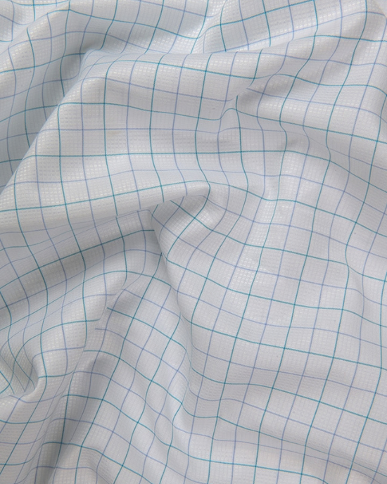 Arvind Mofatlal Rama Geen with Blue Checks Shirts for Men
