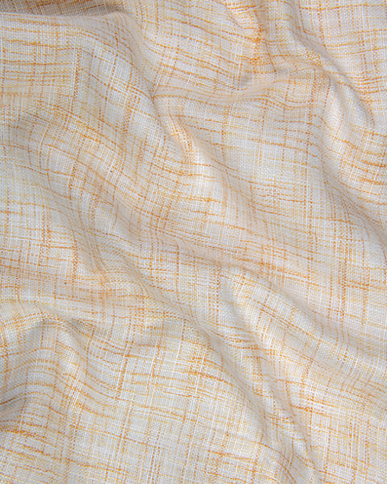 Khadi Butter with Orange Shade Colour Shirts for Men