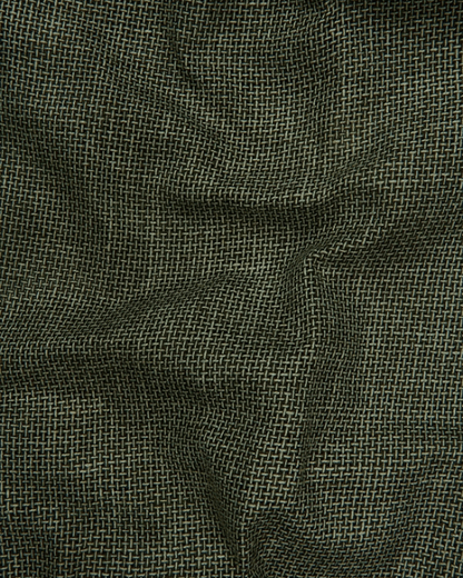 Matty Jute Linen Green Colour Shirts for Men