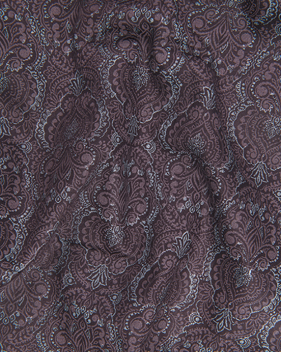 Cotton Maroon Rajwada Print Shirts for Men