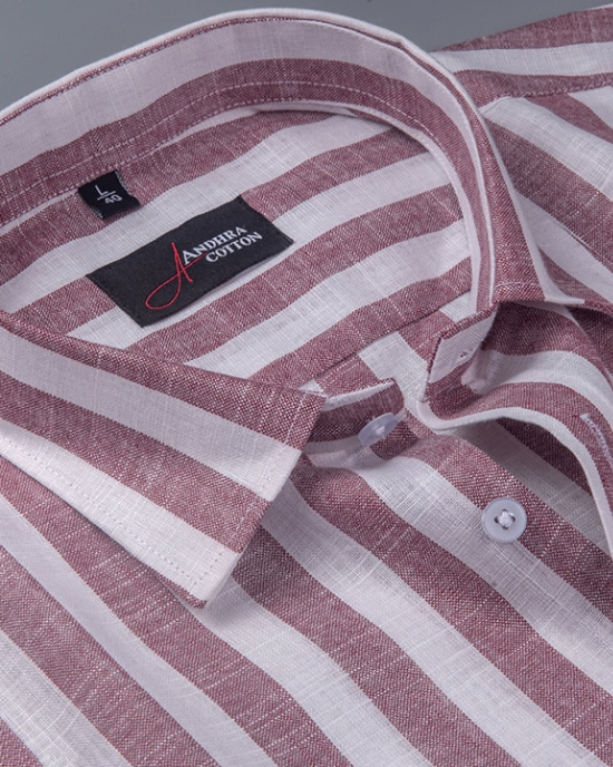 Oxford White with Marrun Patta Shirts for Men