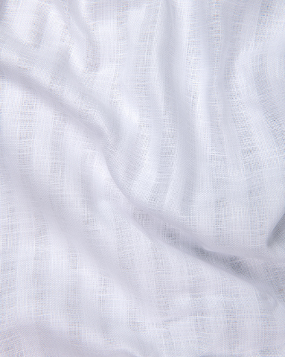 Linen Lining White Colour Shirts for Men