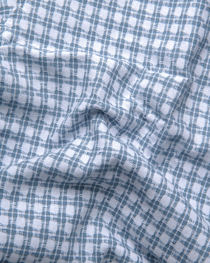 Cotton Checks Blue Colour Shirts For Men