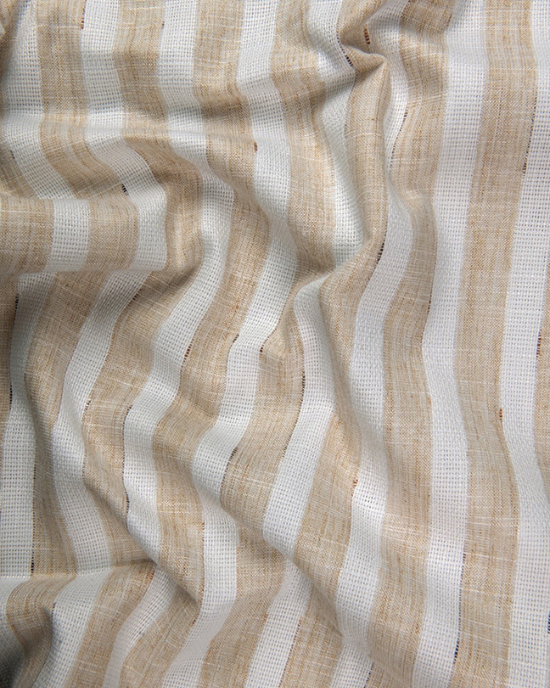 Soft Jute Linen White with Fone Patta Shirts for Men