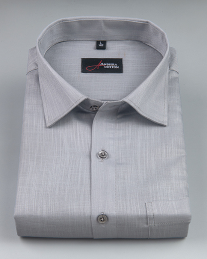 Bristol Linen Still Gray Colour Shirts for Men
