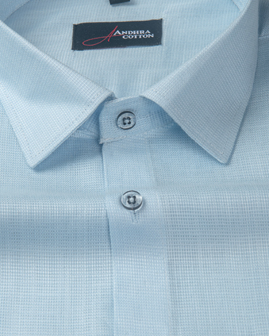 Casa linen sky blue colour shirts for men