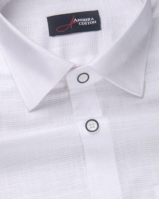 Casa Linen White Colour Shirts for Men