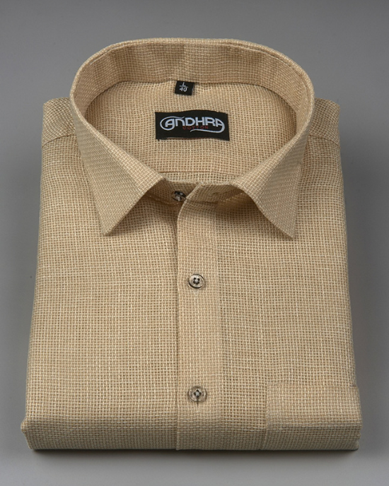 Matty Jute Linen Fone Colour Shirts for Men