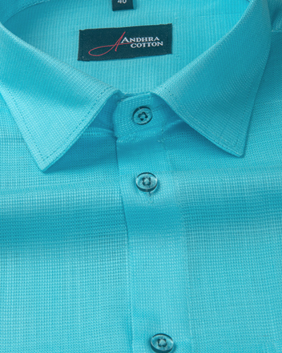Casa linen rama blue colour shirts for men