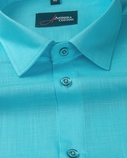 Casa linen rama blue colour shirts for men