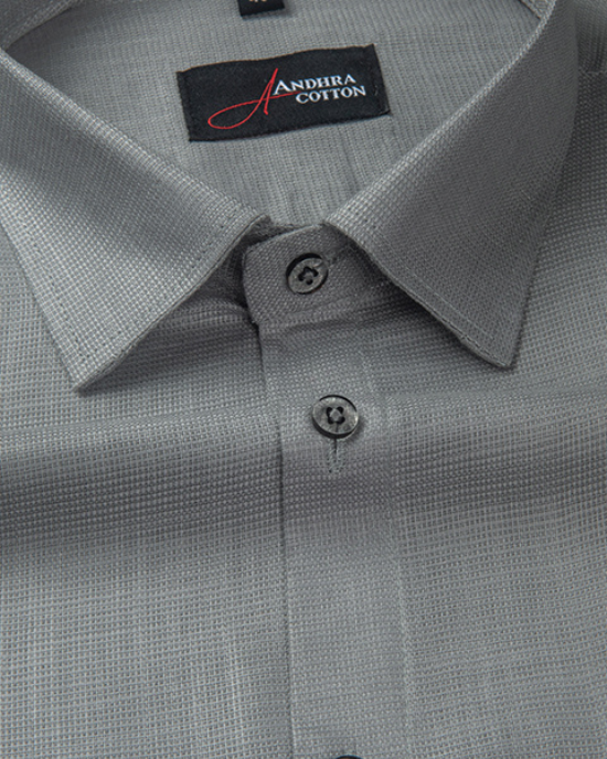 Casa linen gray colour shirts for men