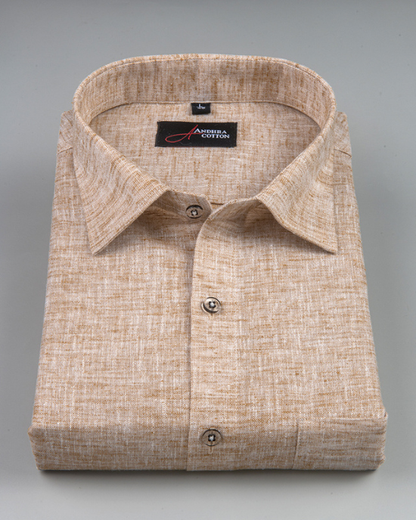 Linen Dark Fone Colour Shirts for Men