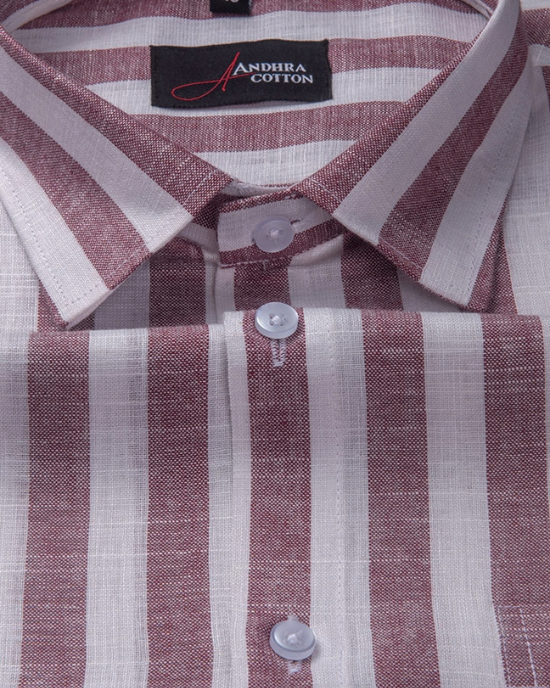 Oxford White with Marrun Patta Shirts for Men