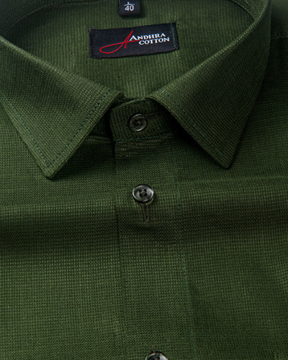 Casa linen green colour shirts for men