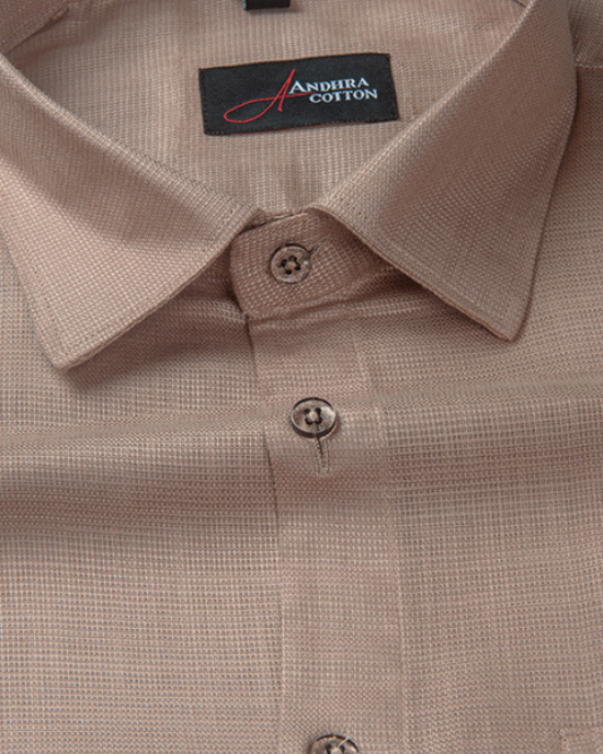 Casa linen peach colour shirts for men