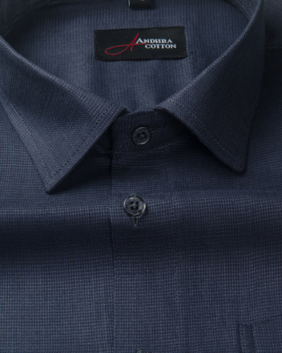Casa linen neavy blue colour shirts for men