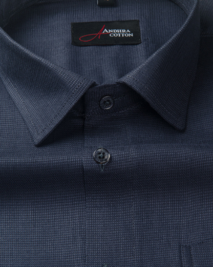 Casa linen neavy blue colour shirts for men
