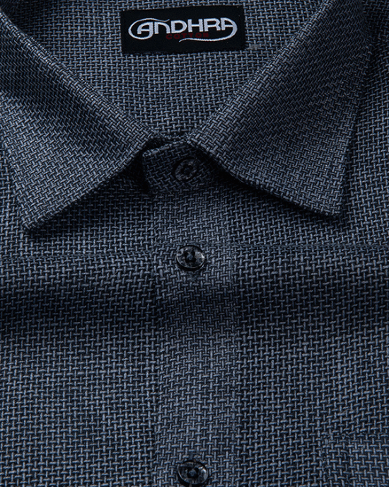 Matty Jute Linen Still Gray Colour Shirts for Men