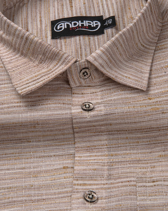 Swadeshi Khadi Light Marrun Colour Shirts for Men