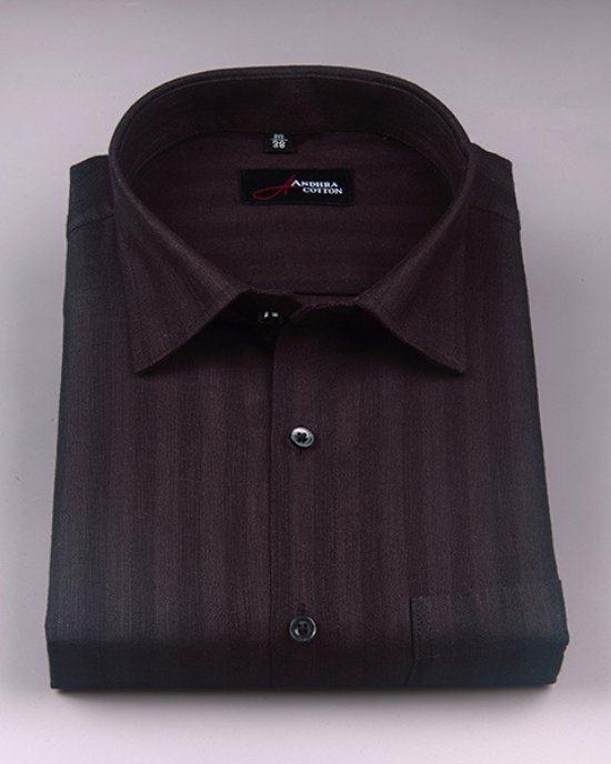 Linen lining coffee colour shirts for men
