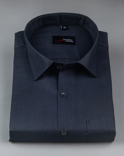 Casa linen neavy blue colour shirts for men
