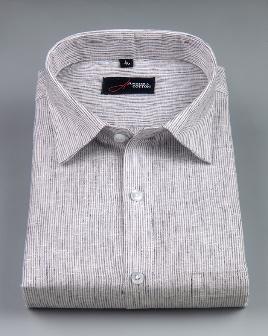 Bayview Linen Light Velvet Colour Shirts For Men