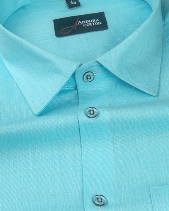 Bristol Linen Sky Blue Colour Shirts for Men